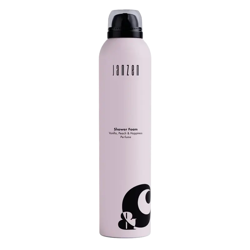JANZEN Shower Foam 200ml &C Vanilla, Peach & Happiness Bestseller