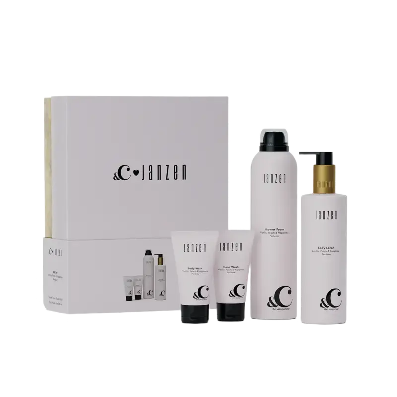 JANZEN Home & Body Giftset Small &C Vanilla, Peach & Happiness Neu Im Sortiment