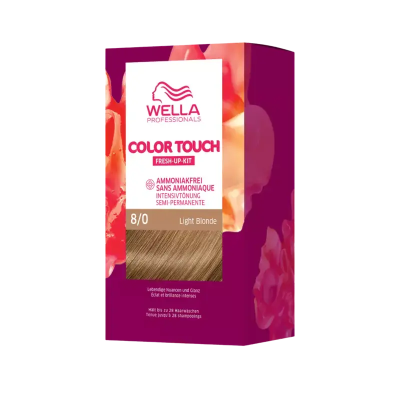 Neue Kollektion Wella Professionals Color Touch Kit - Pure Naturals 8/0 Light Blonde