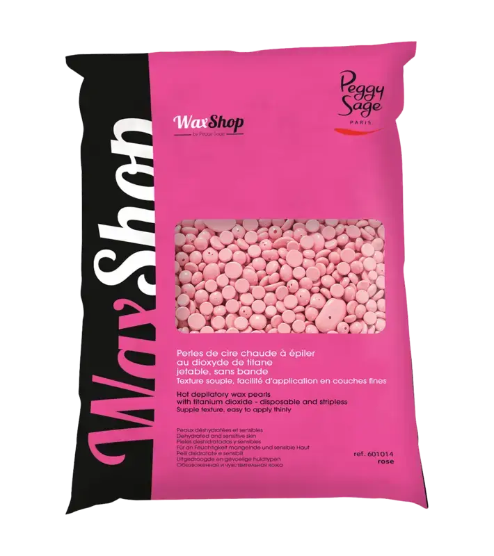 Peggy Sage Hot Depilatory Wax Pearls - Disposable And Stripless - 800gr Rose Preisknaller