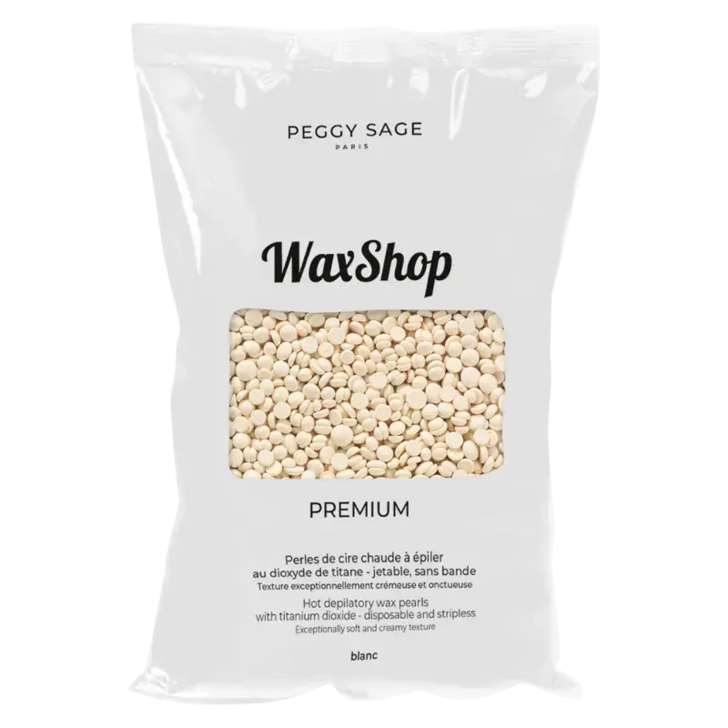 Meistverkauft Peggy Sage Hot Depilatory Wax Pearls - Disposable And Stripless - 800gr Blanc Premium
