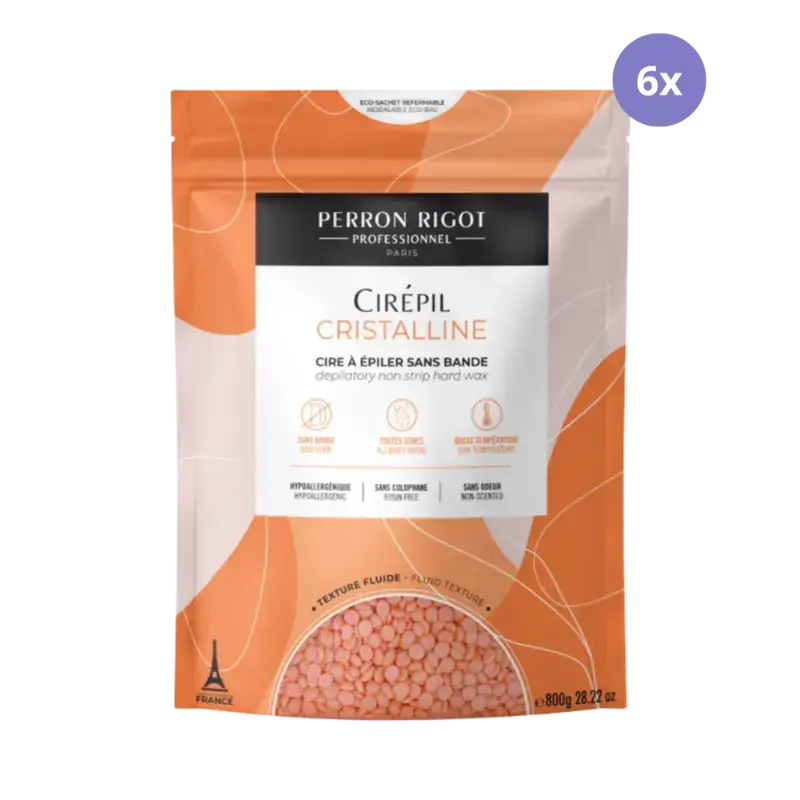 Perron Rigot Cirépil Cristalline Hypoallergenic Hard Wax 6x800g Ausverkauf