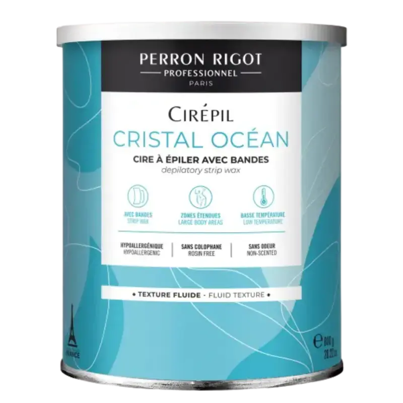 Perron Rigot Cirépil Cristal Océan Hypoallergenic Strip Wax 800g Sichere Zahlung