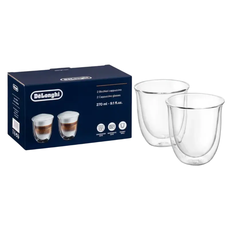 Delonghi Espresso Glasses set 2pcs Online Kaufen