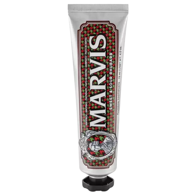Marvis Tandpasta 75ml Sweet & Sour Rhubarb Meistverkauft