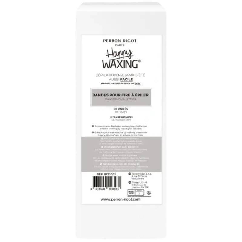 Perron Rigot Happy Waxing Wax Removal Strips 50pcs Sichere Zahlung