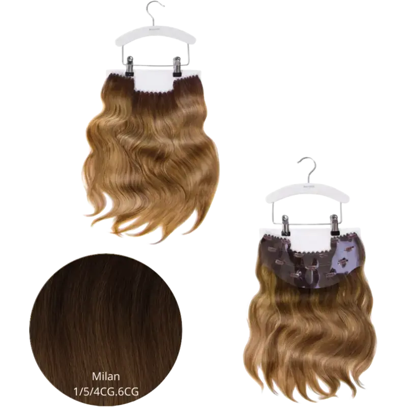 Doublehair by Balmain Balmain Professionel Clip-In Weft 45cm Milan Rabatt
