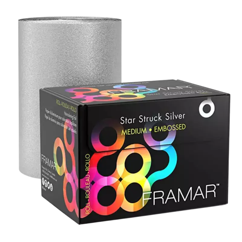 Framar Medium Foil Embossed Star Struck Silver Online Kaufen