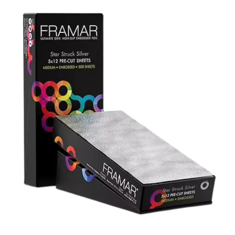 Framar Pre-Cut Foil Star Struck Silver Medium Begrenztes Angebot