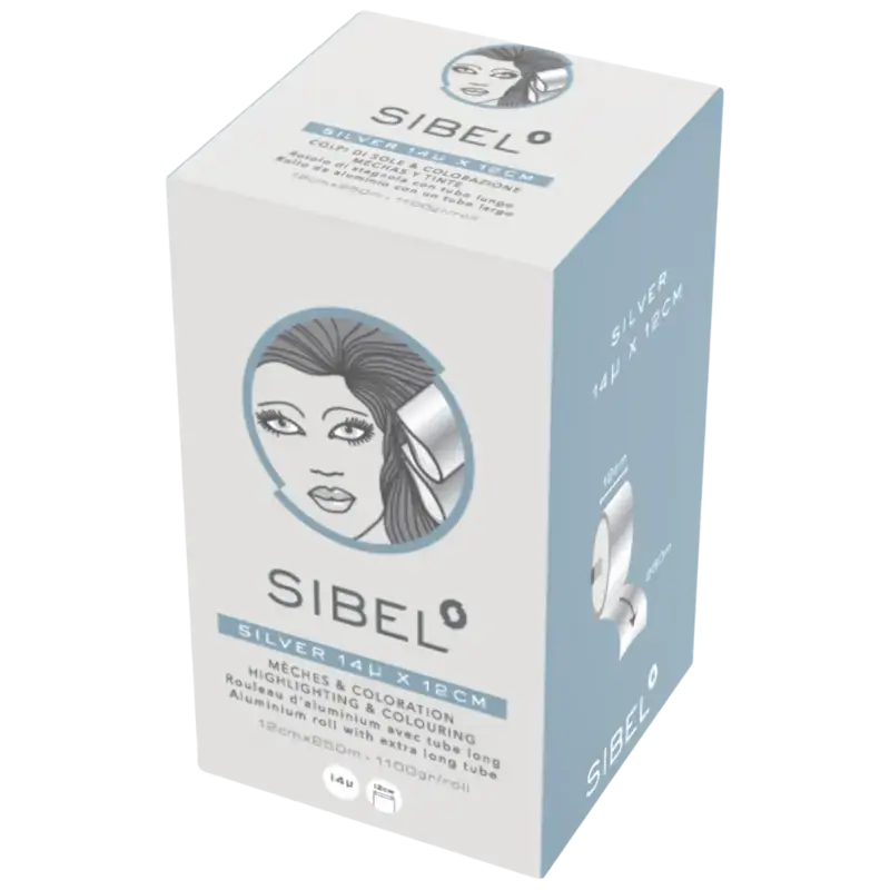 Sibel Alufoil Roll 14mu Silver 12cm x 250m Long Tube Saisonangebot