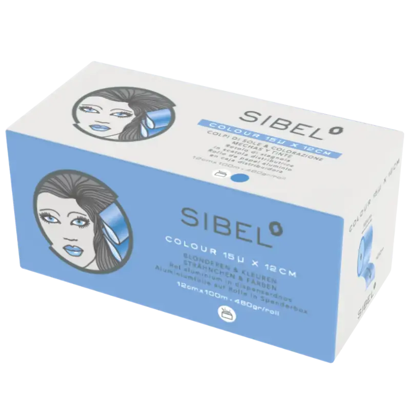 Sibel Alufoil Roll 15mu 12cm x 100m Blue Top-Seller