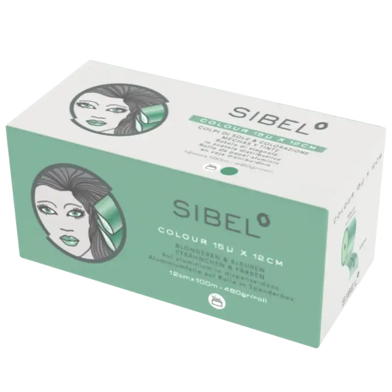 Echt Sibel Alufoil Roll 15mu 12cm x 100m Green