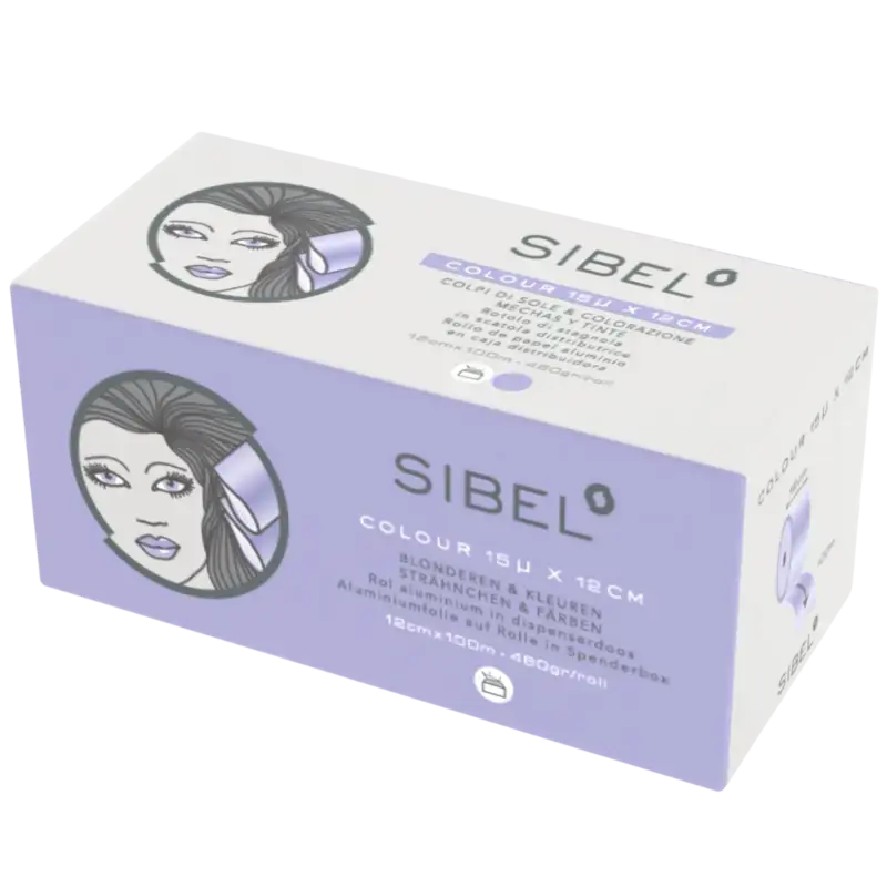 Markenprodukt Sibel Alufoil Roll 15mu 12cm x 100m Lilac