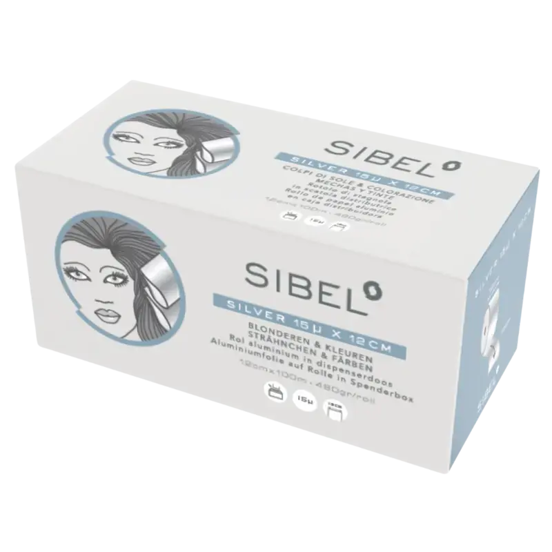 Neue Ware Sibel Alufoil Roll 15mu Silver 12cm x 100m