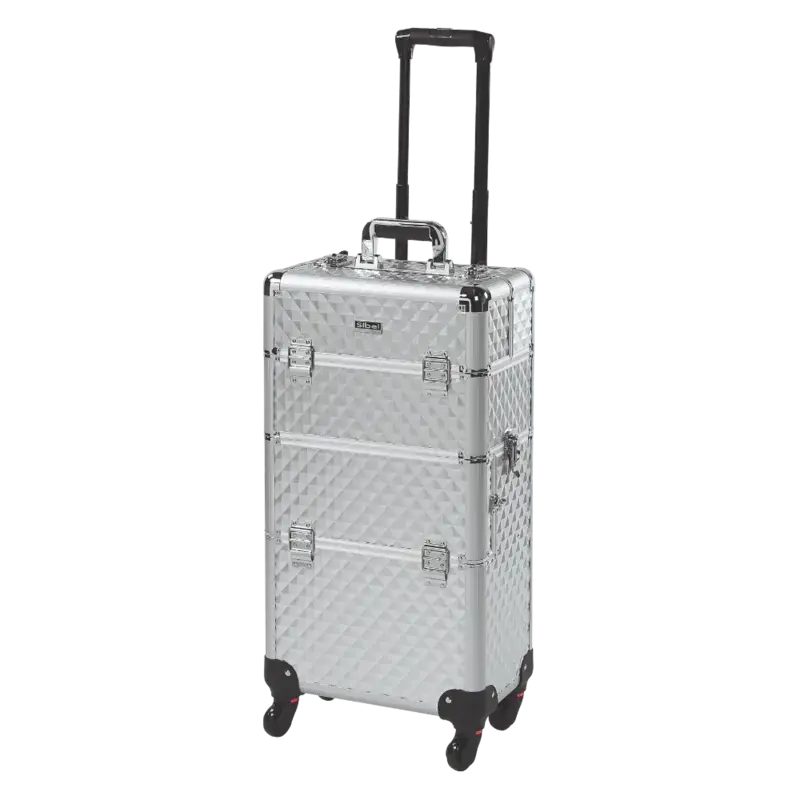 Sibel Beauty Case Professional 2-in-1 Silver Zertifiziert