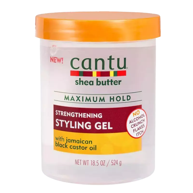 Cantu Shea Butter Styling Gel Black Castor Oil 524gr Mega-Angebot