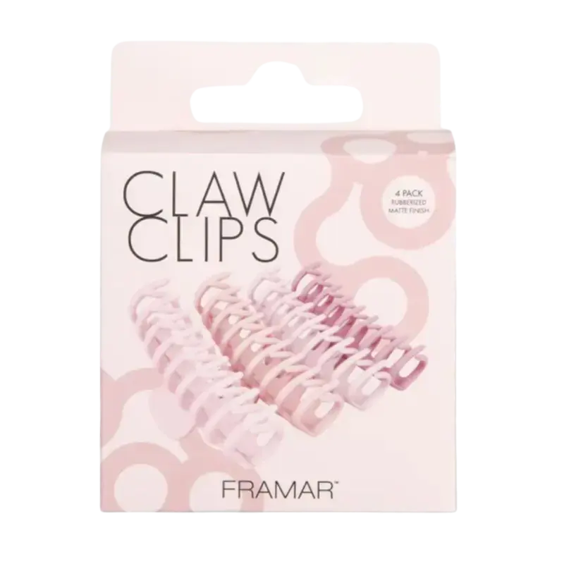 Neu Im Sortiment Framar Claw Clips 4-pack Blush