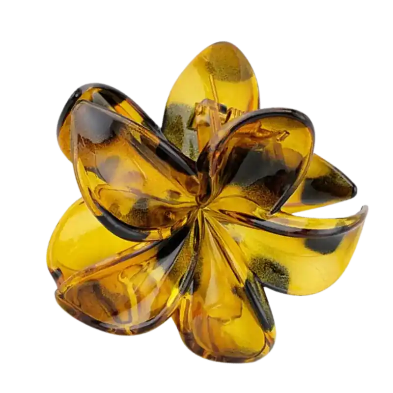 Preiswert Salonline Hairclip Flower Sheer Warm Brown