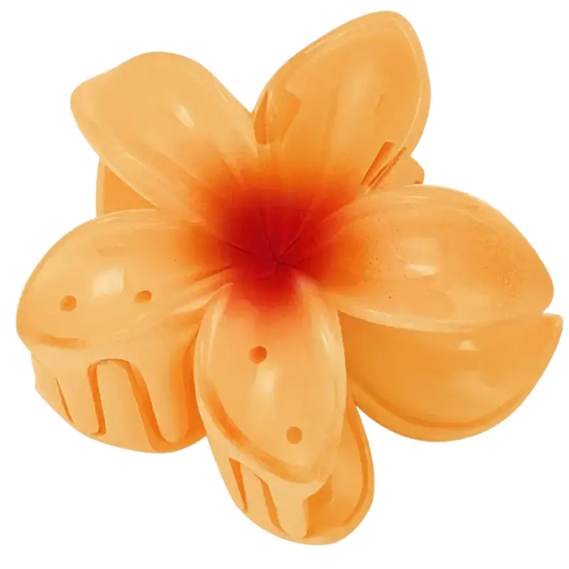 Salonline Hairclip Flower Hawaii Orange Aktuell
