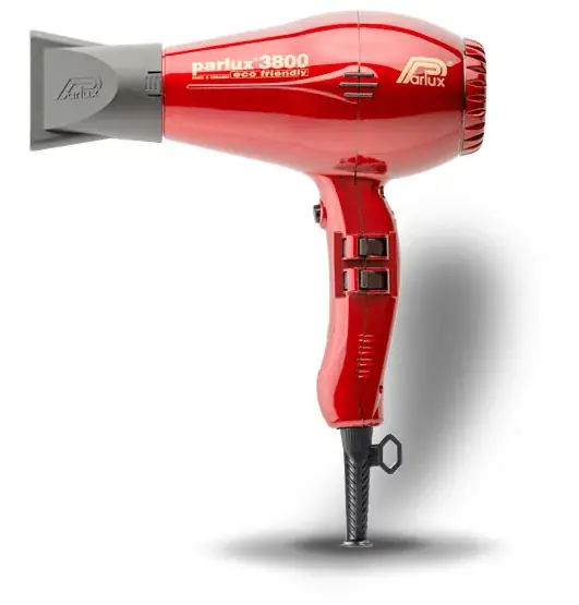 Parlux 3800 Ionic Eco Friendly Rot Markenware