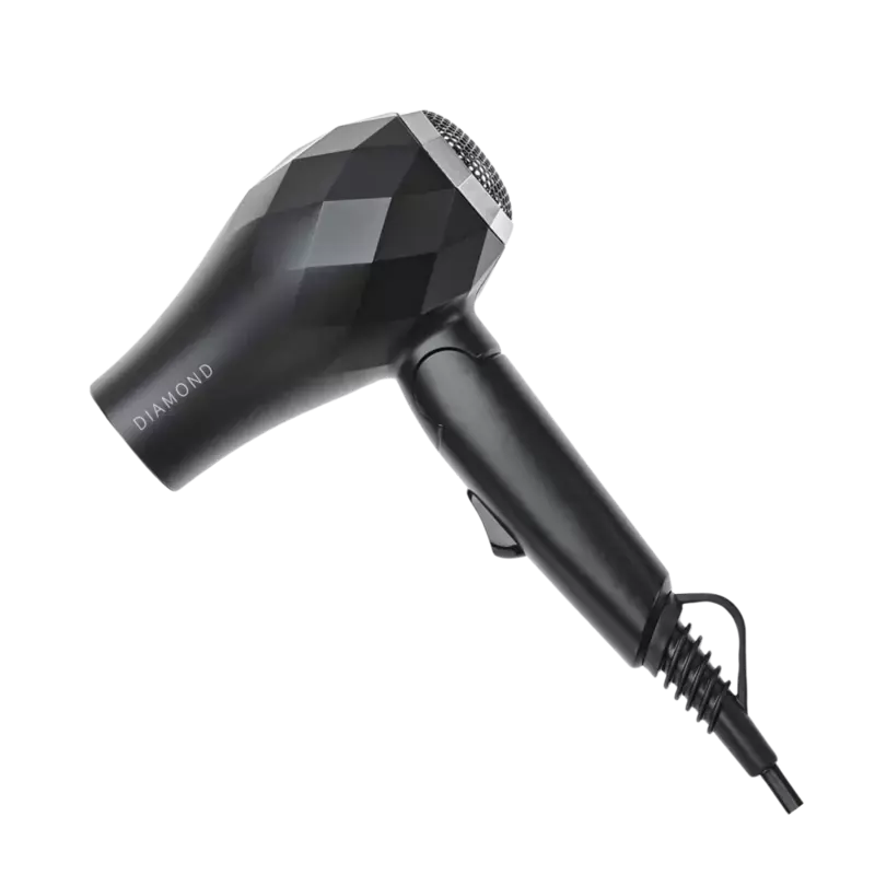 Preiswert Efalock Diamond Mini Hair Dryer Black Ruby