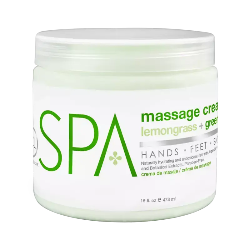 Neuheit BCL SPA Massage Cream 473ml Lemongrass + Green Tea