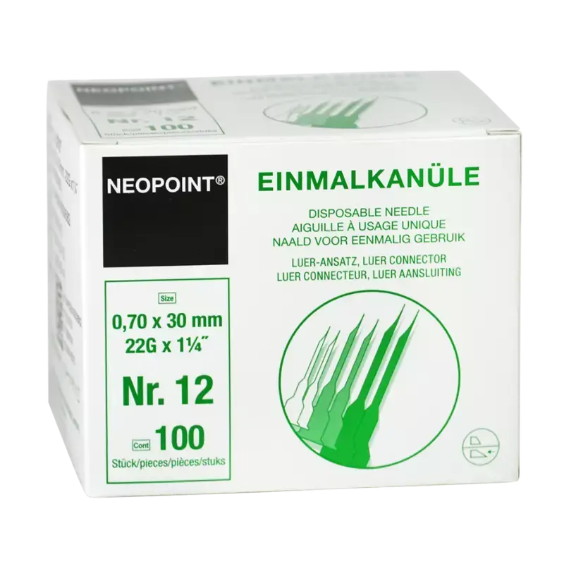 Neue Kollektion Neopoint Injektionsnadel - Schwarz 100St 0.7 x 30 mm