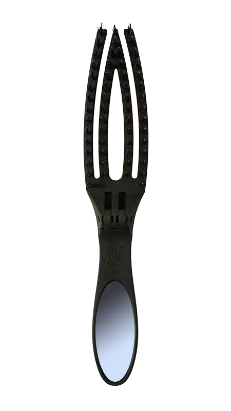 Heißes Angebot Olivia Garden Fingerbrush Care Go Boar & Nylon Black