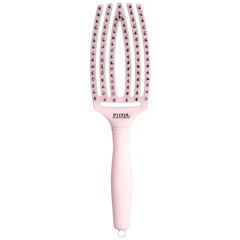 Beliebt Olivia Garden Fingerbrush Care Iconic Boar&Nylon Pastel Pink Medium