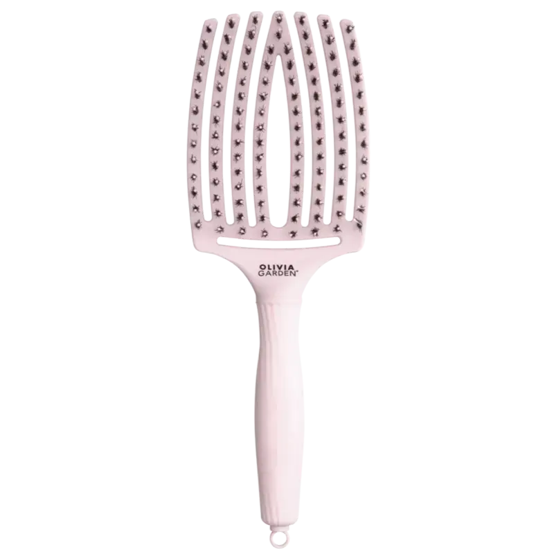 Mega-Angebot Olivia Garden Fingerbrush Care Iconic Boar&Nylon Pastel Pink Large