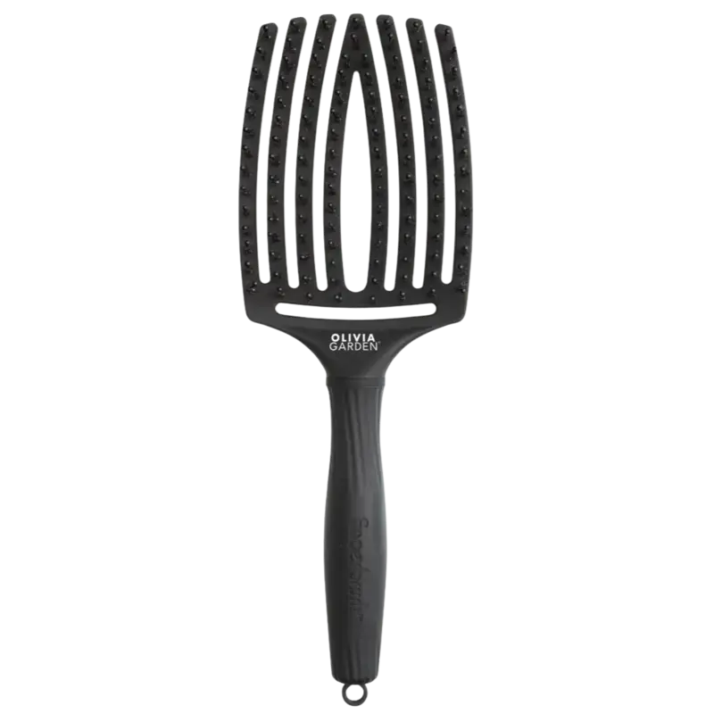 Olivia Garden Fingerbrush Care Iconic Boar&Nylon Full Black Large Preiswert