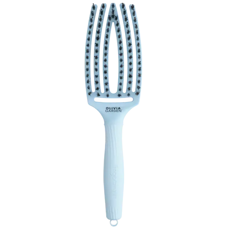 Olivia Garden Fingerbrush Care Iconic Boar&Nylon Pastel Blue Angebot