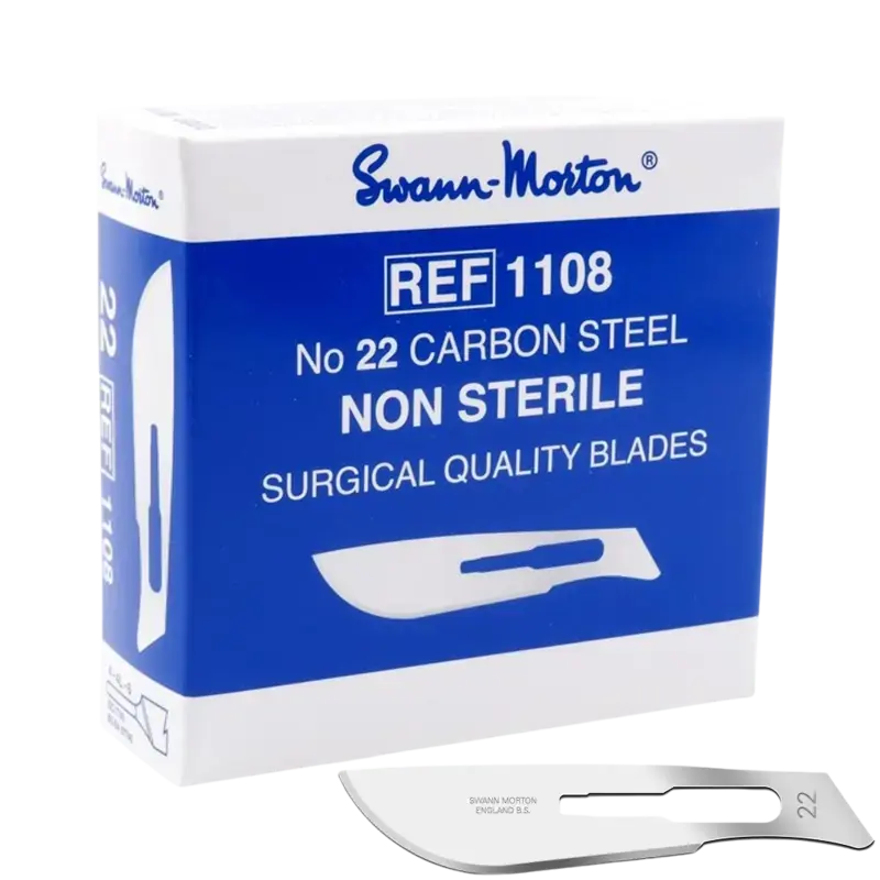 Ausverkauf Swann-Morton Klingen unsteril - 100 Stk 22