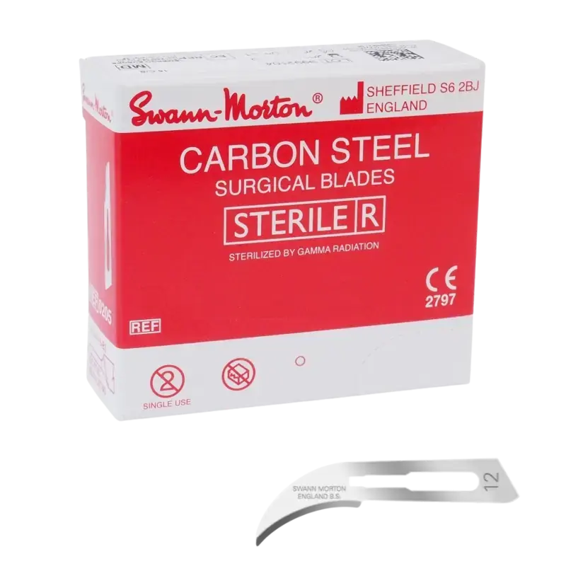 Swann-Morton Klingen Steril - 100 Stk 12 Echt