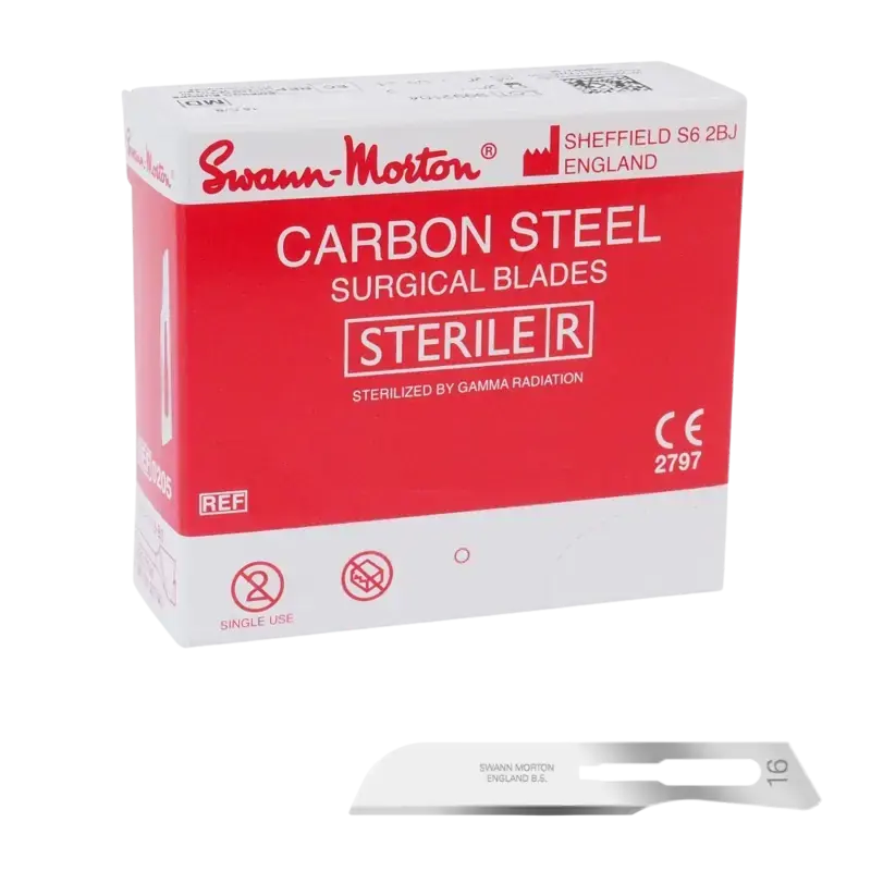 Swann-Morton Klingen Steril - 100 Stk 16 Markenprodukt