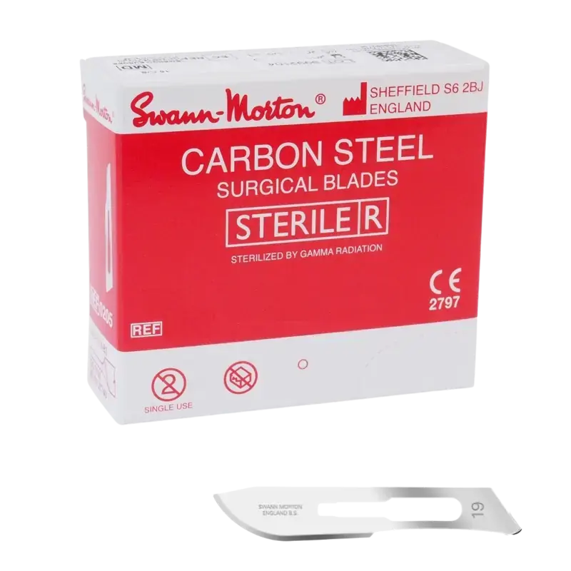 Swann-Morton Klingen Steril - 100 Stk 19 Neu Im Sortiment
