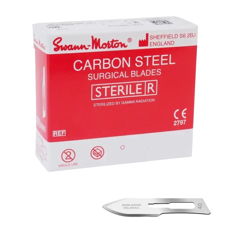 Ausverkauf Swann-Morton Klingen Steril - 100 Stk 40