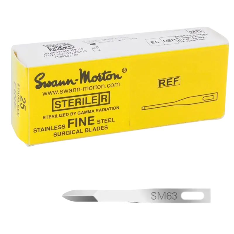 Swann-Morton Fine Blades Sterile - 25pcs SM63 Markenprodukt