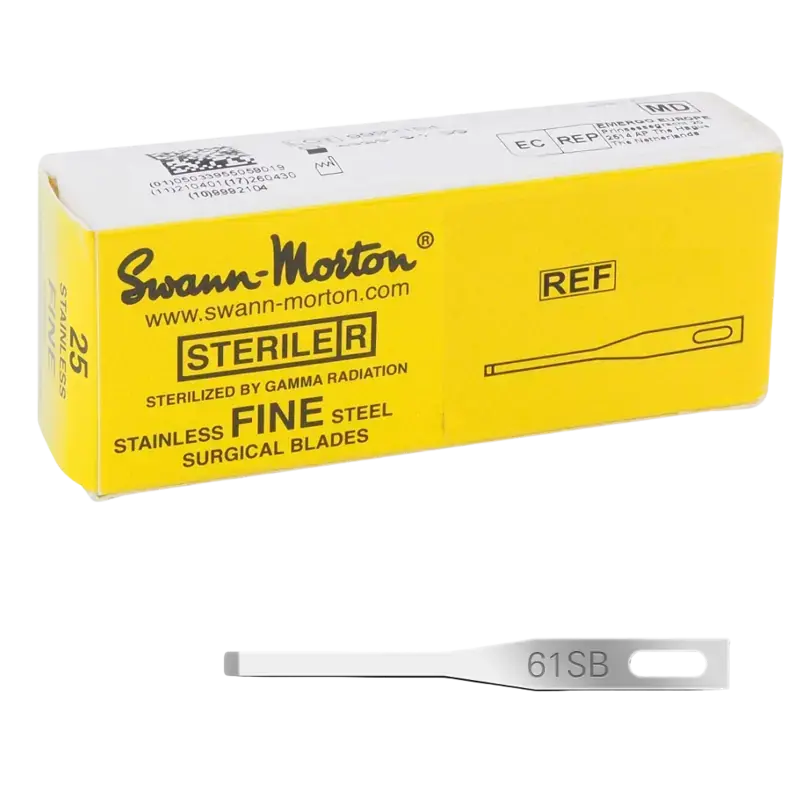 Swann-Morton Fine Blades Sterile - 25pcs SM61SB Geprüft