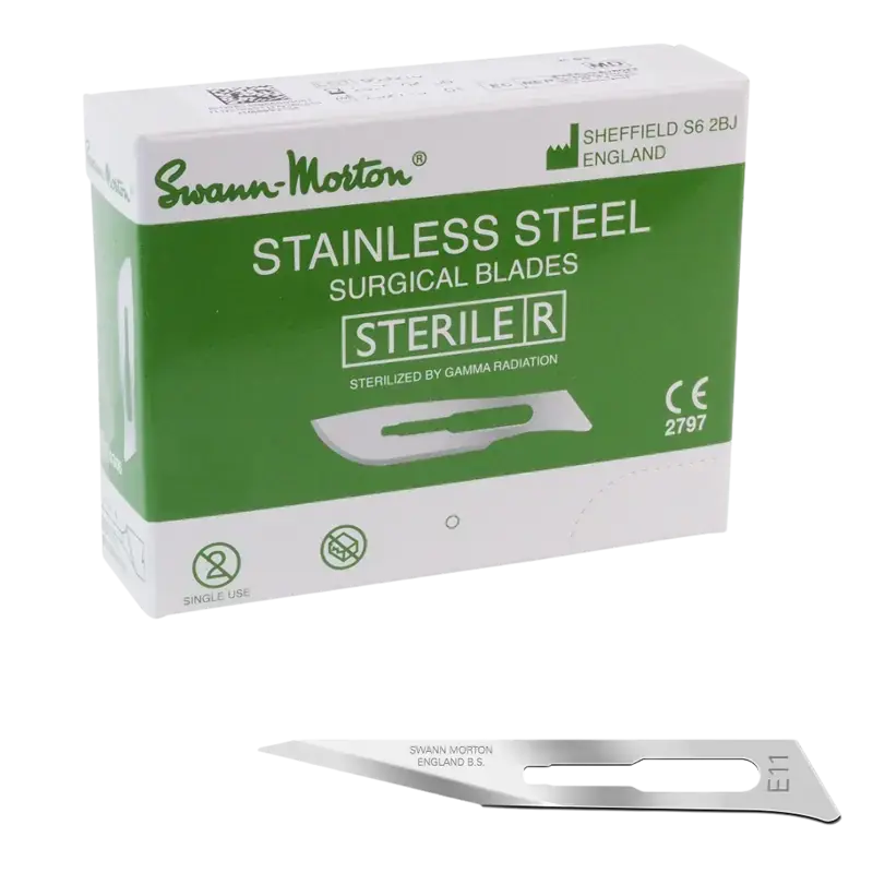 Neu Swann-Morton Blades Sterile - 100pcs E11