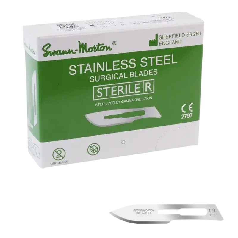 Markenprodukt Swann-Morton Klingen Steril - 100 Stk 13