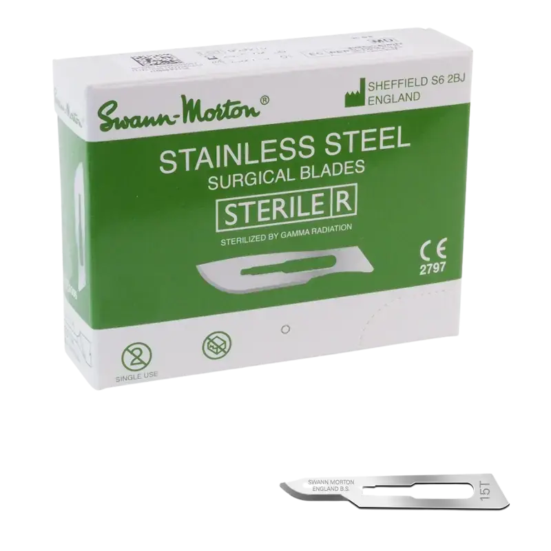 Neu Im Sortiment Swann-Morton Klingen Steril - 100 Stk 15T