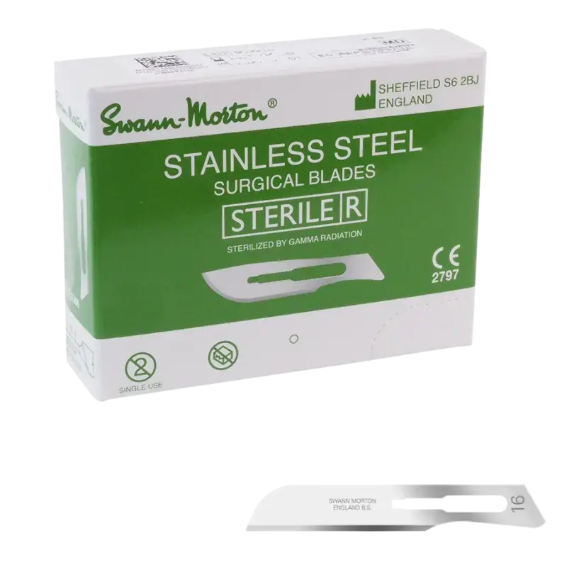 Sonderangebot Swann-Morton Klingen Steril - 100 Stk 16