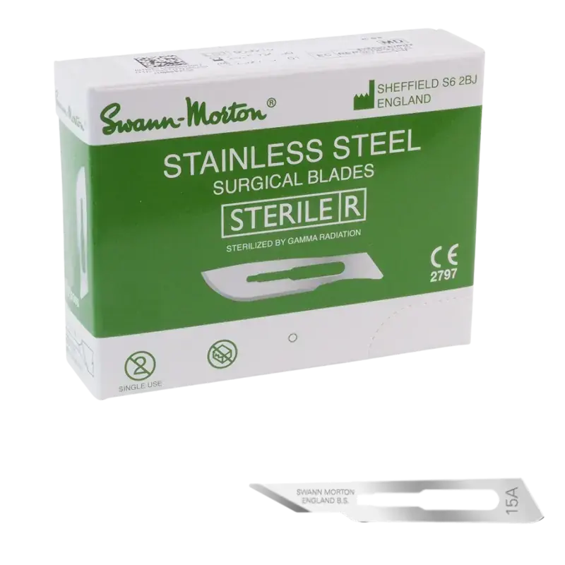 Günstig Swann-Morton Klingen Steril - 100 Stk 15A