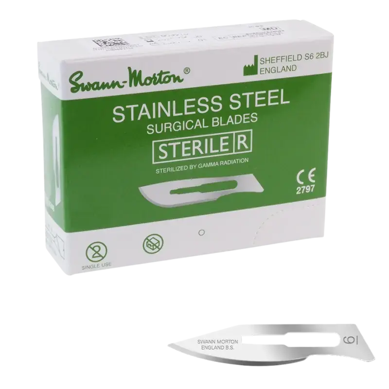 Swann-Morton Blades Sterile - 100pcs 6 Schneller Versand
