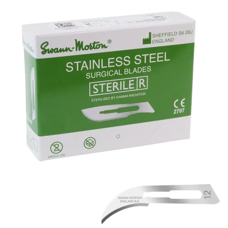 Swann-Morton Klingen Steril - 100 Stk 12 Sonderaktion