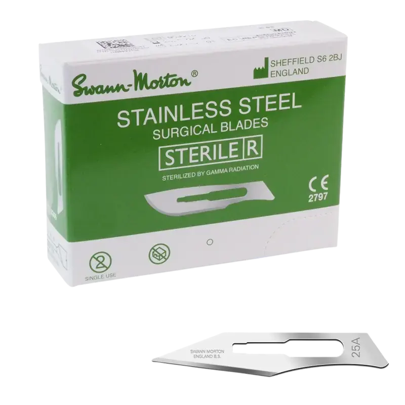Swann-Morton Klingen Steril - 100 Stk 25A Garantierte Lieferung