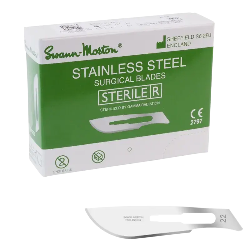 Jetzt Bestellen Swann-Morton Klingen Steril - 100 Stk 22