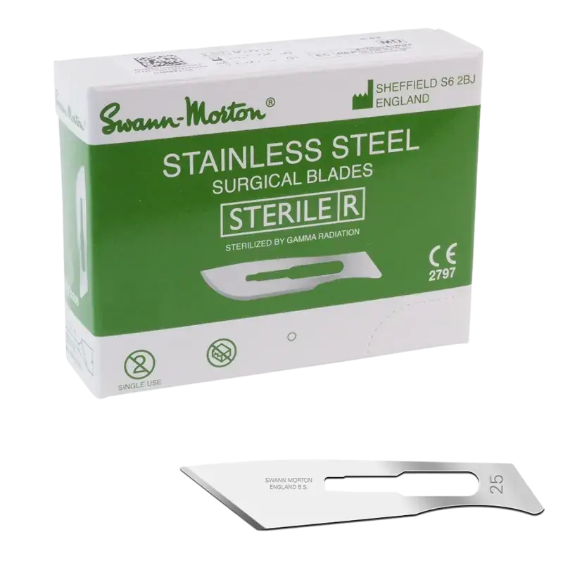 Schnäppchen Swann-Morton Klingen Steril - 100 Stk 25