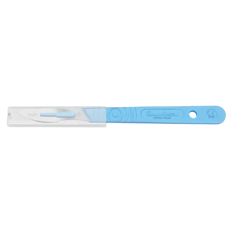 Billig Swann-Morton Sterile Disposable Scalpels With Guard 10pcs 23